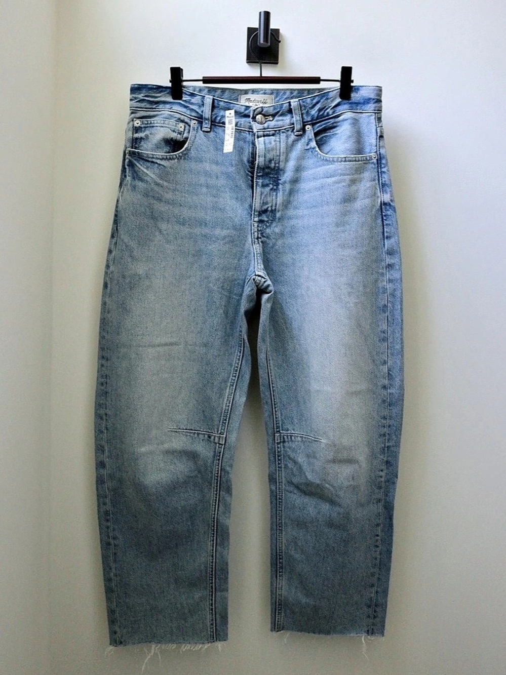 Madewell The Darted Barrel Jean Jeans Blue waist 27